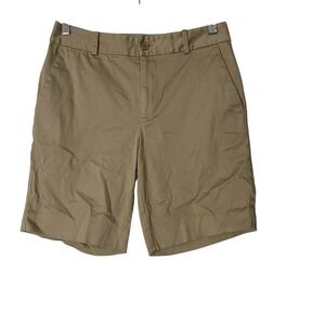 Lauren Ralph Lauren Women's Beige Khaki Shorts, Size 6, Flat Front, Casual